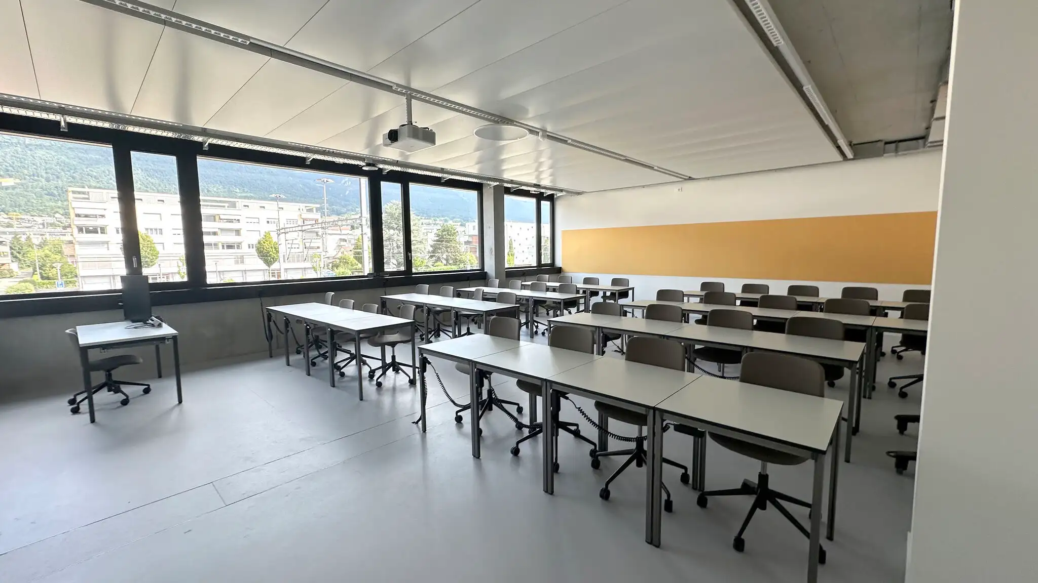 campus technik fassade detail schulungsraum